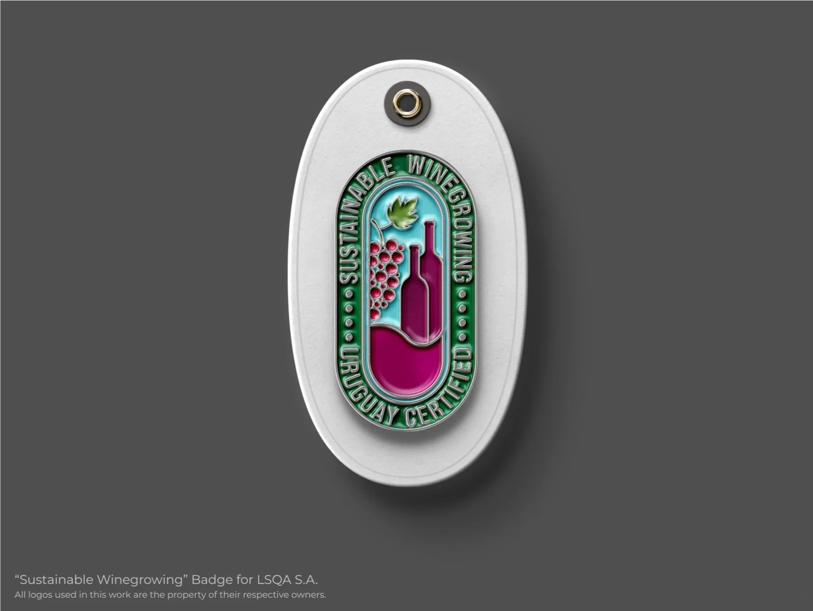 "Sustainable Winegrowing" Badge · LSQA S.A.