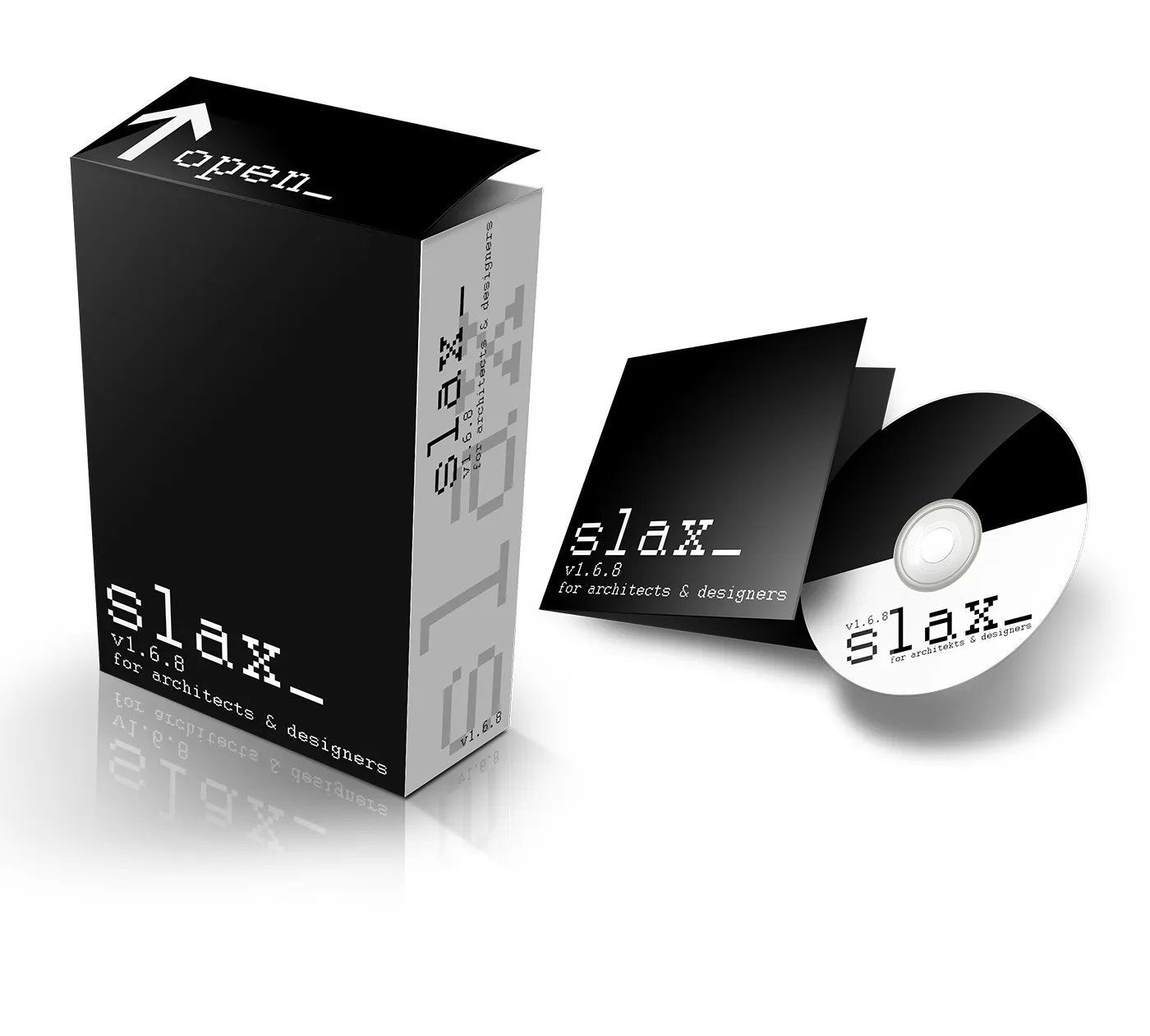 Slax CD box · concept for architects & designers