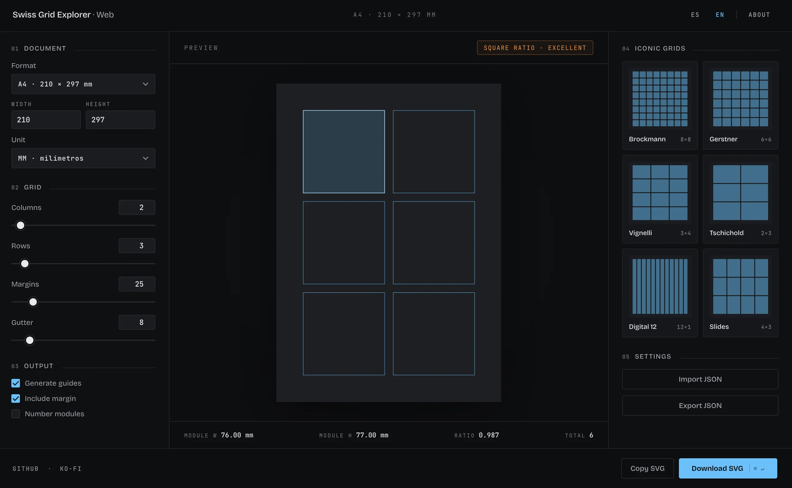 Swiss Grid Explorer