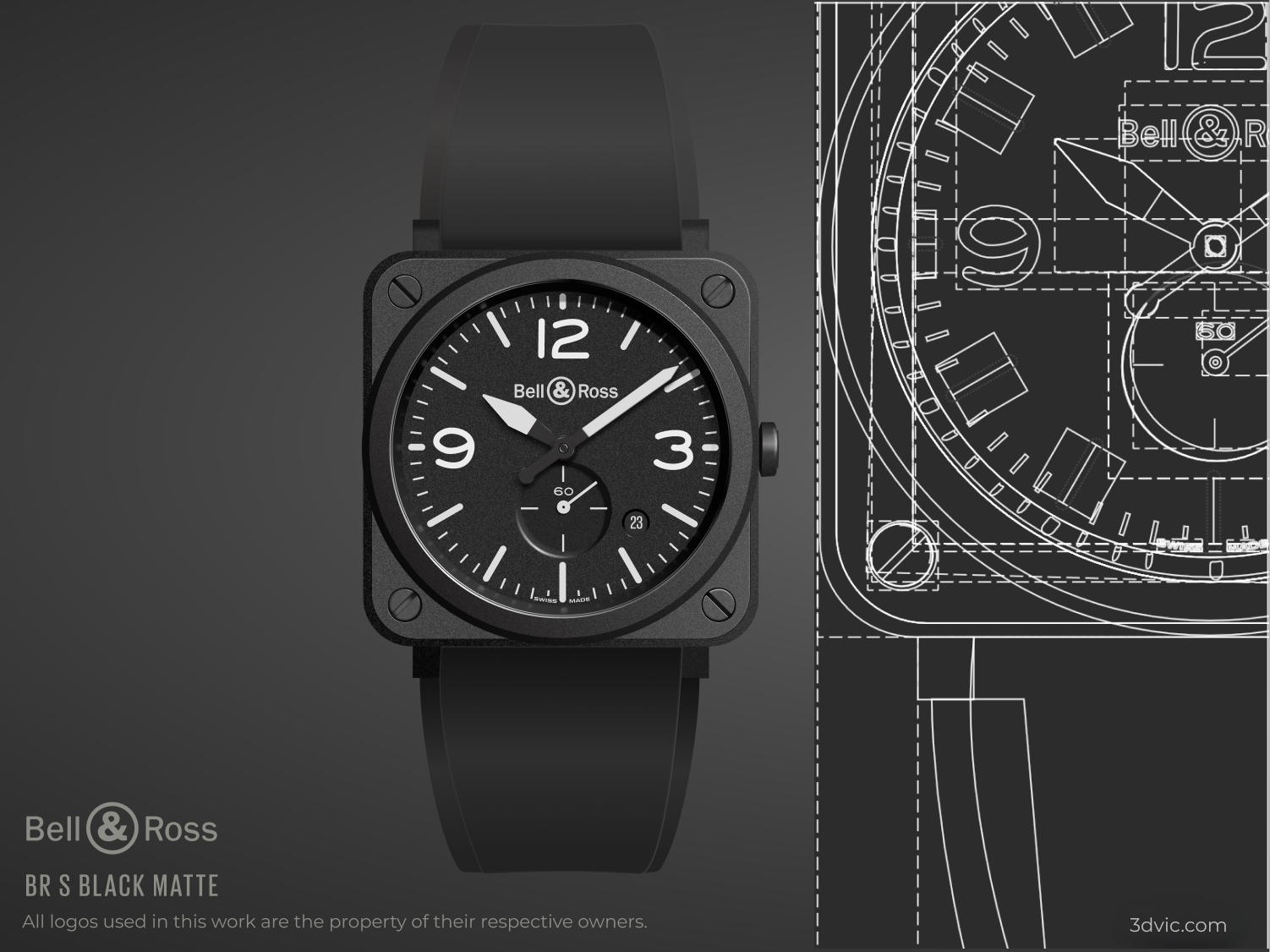 Bell & Ross BR S Black Matte