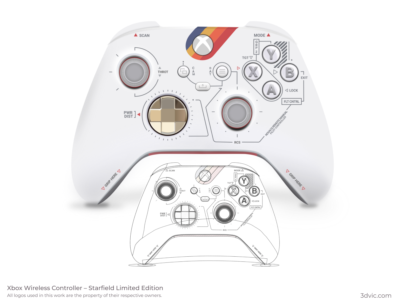 Xbox Wireless Controller · Starfield Limited Edition